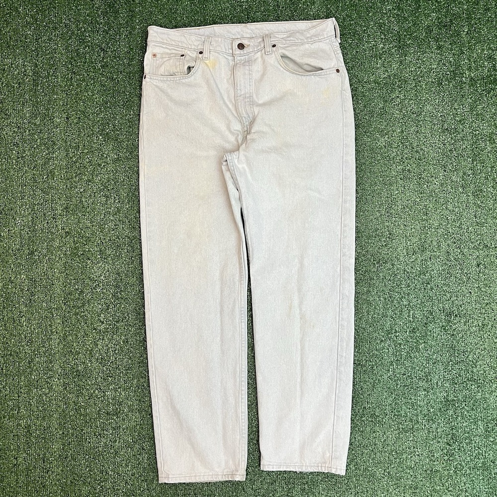 Vintage 1994 Levi 505 Jeans Mens 38x30 Made in USA Light Wash Denim Paper Tag